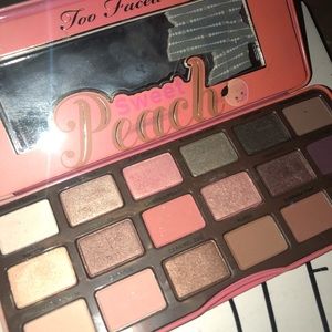 Too Faced peach lightly used palette